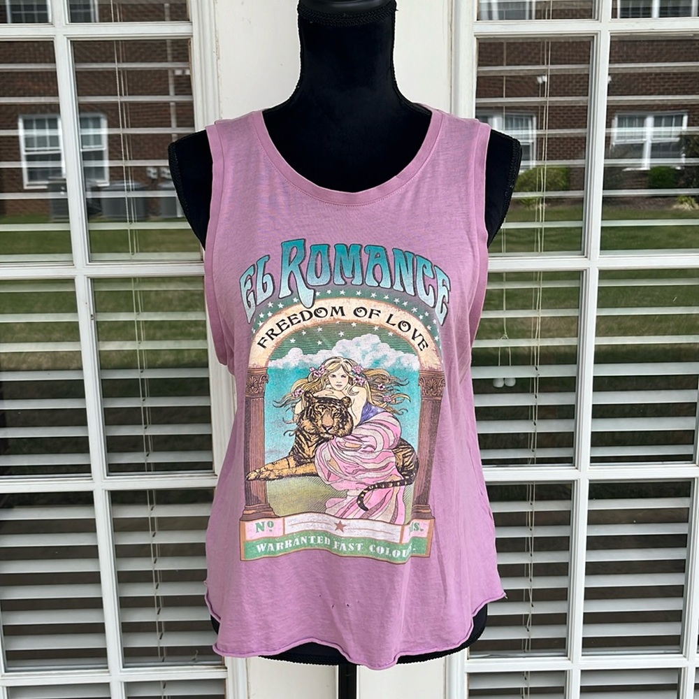 Spell & The Gypsy El Romance Sleeveless T-Shirt Sz. Medium